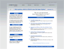 Tablet Screenshot of christinyou.com